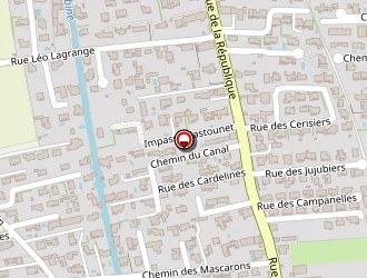 Carte de Sas Les Nouvelles Terrasses à Morières-lès-avignon