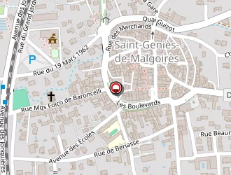 Carte de Adesa à Saint-geniès-de-malgoirès