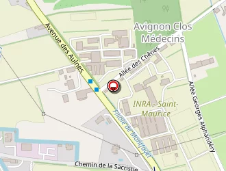 Carte de Point Vert Dieudonne à Avignon