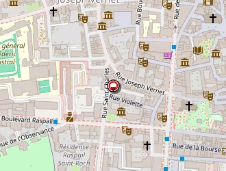 Carte de Hôtel Cardabella à Avignon