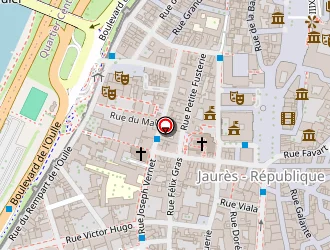 Carte de Chrs Croix Rouge à Avignon