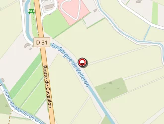 Carte de Covel'eau à Velleron