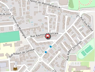 Carte de Stade Malpeigne à Avignon