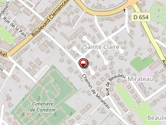 Carte de Cbe (comptoir De Bobinage Electrique) à Condom