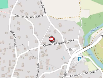 Carte de La Poste à Collias