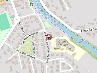 Carte de Domaine Des Poissons à Montech