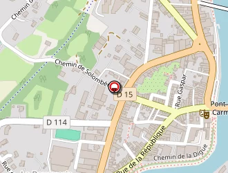 Carte de Hall Des Expositions à Condom