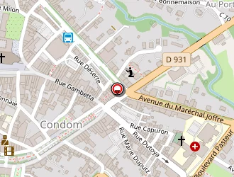 Carte de Cabaup Jocelyne à Condom