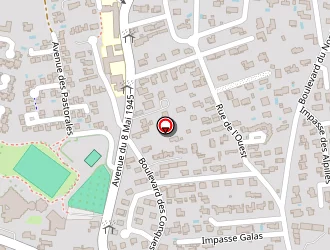 Carte de Rue Du Supporter à Angles (les)