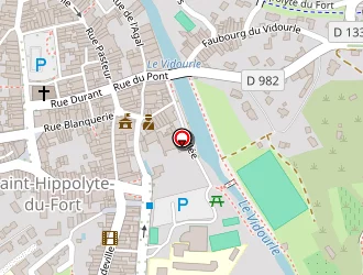 Carte de Super U à Saint-hippolyte-du-fort