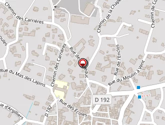 Carte de Berniere Fs à Vers-pont-du-gard