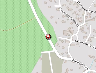 Carte de Evolution Et Formation R . H à Vers-pont-du-gard