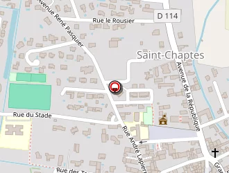 Carte de Tp2a à Saint-chaptes