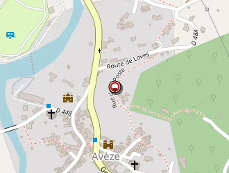 Carte de Vacquier à Aulas