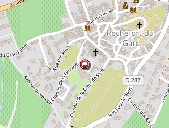 Carte de Cjformation à Rochefort-du-gard