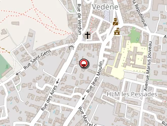 Carte de Maison Des Associations à Vedène