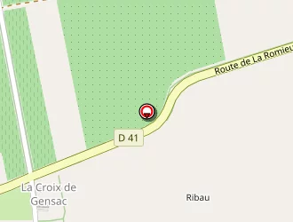 Carte de Domaine De Gensac à Condom