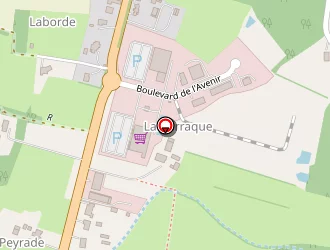 Carte de N Art Deco à Gabarret