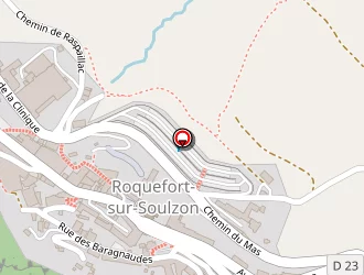 Carte de La Poste à Roquefort-sur-soulzon