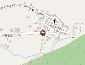 Carte de Urgence (services Locaux) à Allons