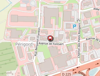 Carte de B&b Hôtel à Pontet (le)