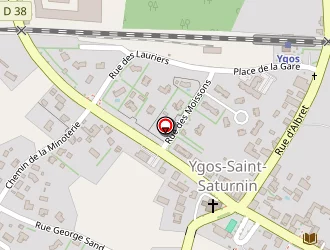 Carte de M C à Ygos-saint-saturnin