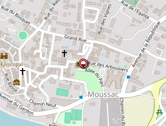 Carte de Charneca à Moussac