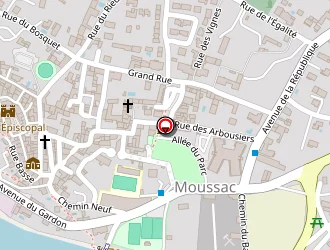 Carte de Ecole Publique à Moussac