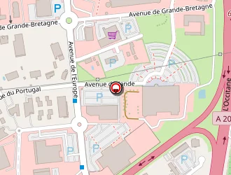 Carte de Land Rover Oustric Sas Concessionnaire à Montauban