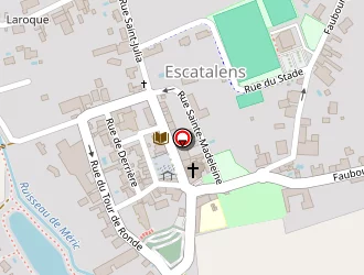 Carte de Boulodrome à Escatalens