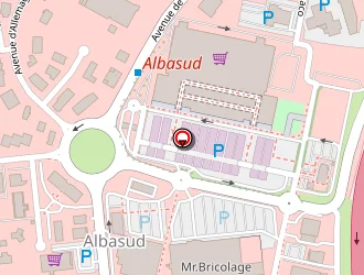 Carte de Peugeot Autos Services Albasud à Montauban