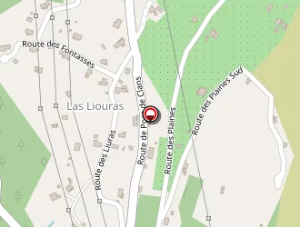 Carte de Centre Auto Tinee à Clans