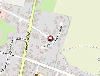 Carte de Aux Délices De Gabaret à Gabarret