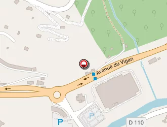 Carte de La Lusette à Vigan (le)