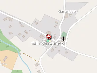 Carte de Fracathelec à Saint-arroumex