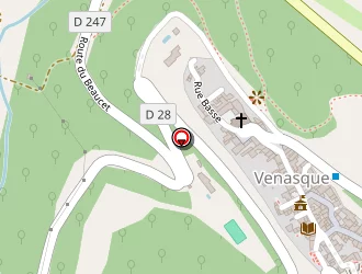 Carte de Salle Romane à Venasque