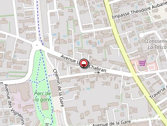 Carte de U Express à Pernes-les-fontaines