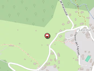 Carte de Sanche Laurent à Aulas