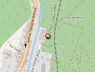 Carte de La Poste à Fontan