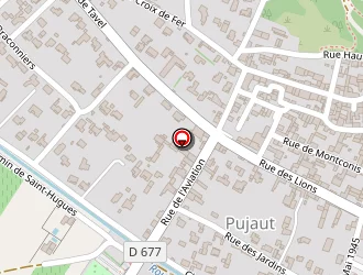 Carte de Dakota à Pujaut