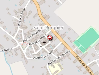 Carte de Centre Equestre à Saint-porquier