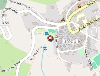 Carte de Sandra Antoine à Broquiès