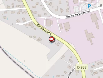 Carte de Dedienne Aerospace à Garric (le)