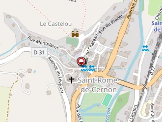 Carte de La Poste à Saint-rome-de-cernon