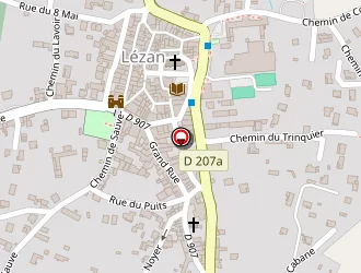 Carte de Danis Christiane à Lézan