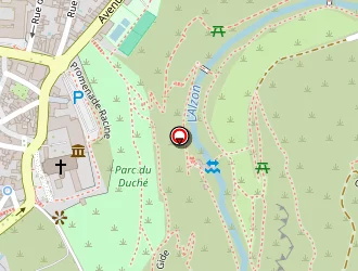 Carte de Districts De L Uzege à Uzès