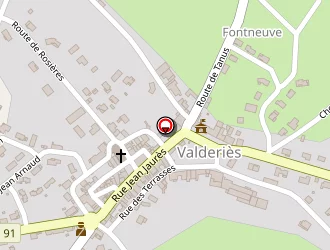 Carte de Ecole à Valderiès