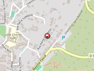 Carte de Librairie Racines à Uzès