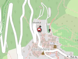 Carte de La Ruche à Belvédère