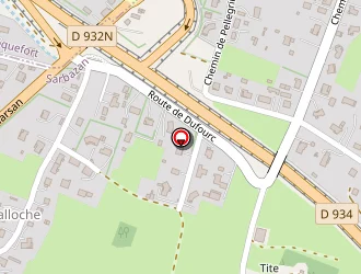 Carte de Caillor à Sarbazan